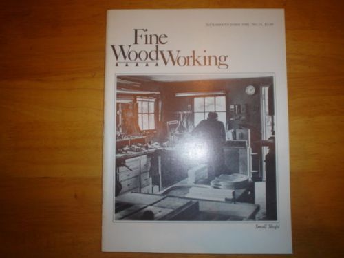 VINTAGE FINE WOODWORKING MAGAZINE TAUNTON PRESS ISSUE No24 SEPT OCT 1980