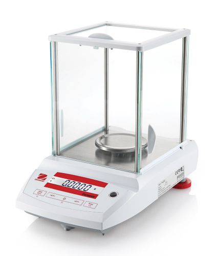 OHAUS PA124C PIONEER PLUS ANALYTICAL BALANCE 120g 0.1mg MAKEOFFER AUTOCAL WRRNTY