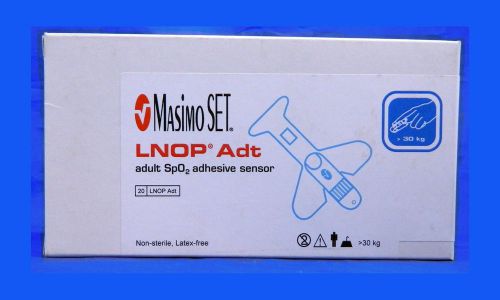 NEW MASIMO SET OEM LNOP Adt ADULT SPO2 ADHESIVE SENSOR 1001 - 20 PACK