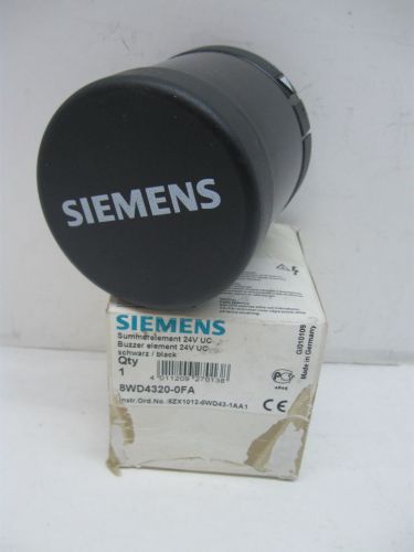 Siemens 8wd4320-0fa buzzer element 24v new for sale