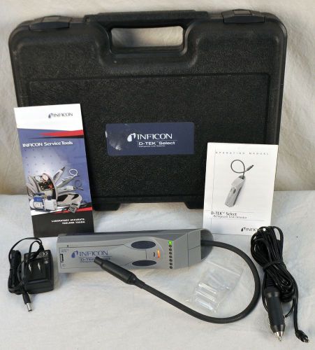 Inficon D-TEK Select Refrigerant Leak Detector -- No Reserve &amp; Free Shipping