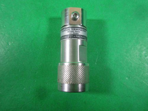 HP Hewlett Packard Coaxial Termination 50 ohms -- 908A -- Used