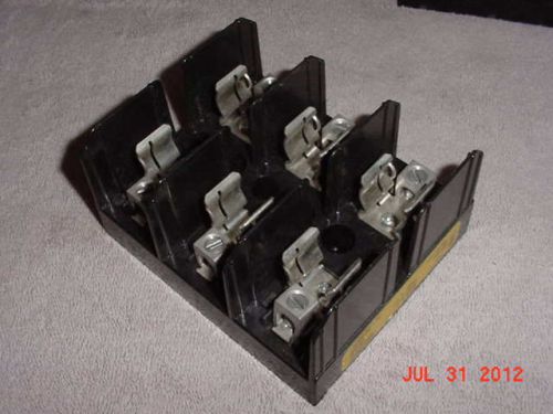 *new* buss j60030-3c 30 amp 600 volt 3-pole fuse holder block *free shipping usa for sale