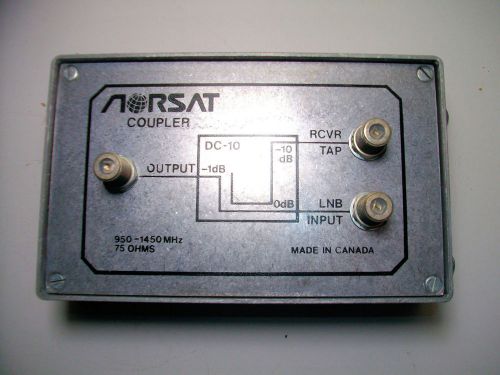 Alpha ra norsat coupler dc 10 rcvr 3 way power splitter for sale