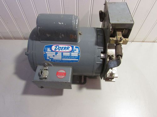 Doerr Electric Brake Motor LR22132 Type KN 1 PH 1/2HP 115V - 9.0A