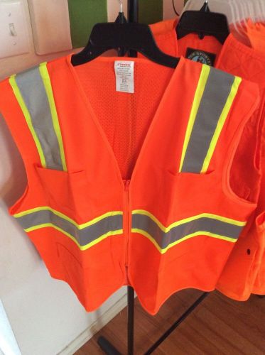 Orange Safety Vest Sz 2XL ANSI 107-2004