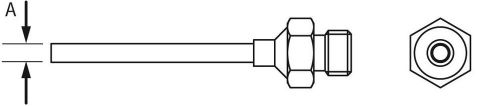 Weller R10 2.5mm Round Hot Gas Nozzle, for HAP1 Small Hot Air Pencil