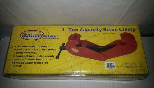 Northern industrial steel beam clamp-1 ton beam range 2-5/16&#034; - 8-5/8&#034; new nib for sale