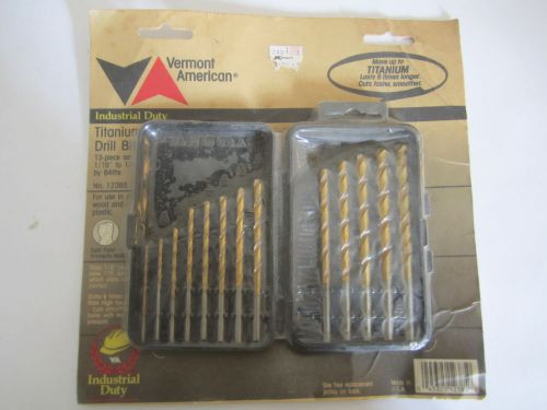 *Vermont American Industrial Duty Titanium Drill Bits