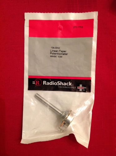 10k-Ohm Linear-Taper Potentiometer #271-1715 By RadioShack