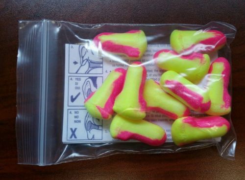 (5 pair) Uncorded Ear Plugs Foam Howard Laser Lite