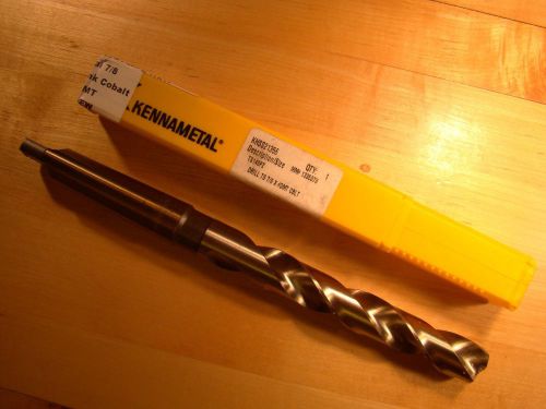 Kennametal 7/8 Taper Shank Cobalt Drill Bit #3MT TS140FZ NEW