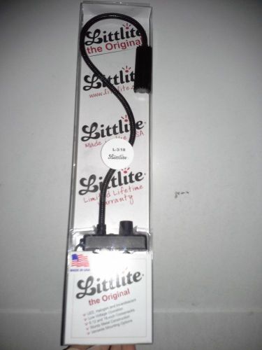 Littlite L3/18 - 18&#034; Gooseneck 5 Watt Halogen Lampset W/Transformer and Base NEW