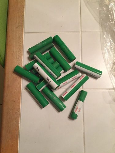 17 rolls Howard Foil for Hot Stamping machine imprint GREEN 28K Kingsley lot