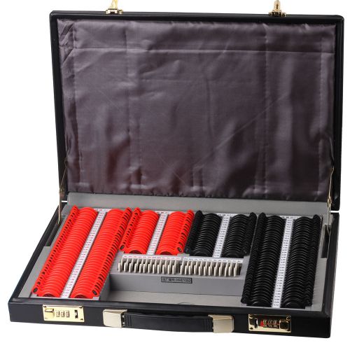 232pcs Plastic Rim Trial Lens Set Leather 232pcs Case Trial Lens Set Plastic Rim