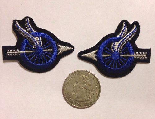 1 SET POLICE MOTORCYCLE WINGS PATCH BMW HARLEY KAWASAKI POLICE MOTOR UNIT