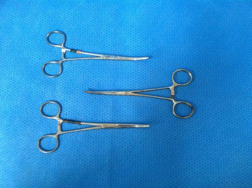 Codman 32-4141 Rochester Carnalt Hemostatic Forceps Lot of 3