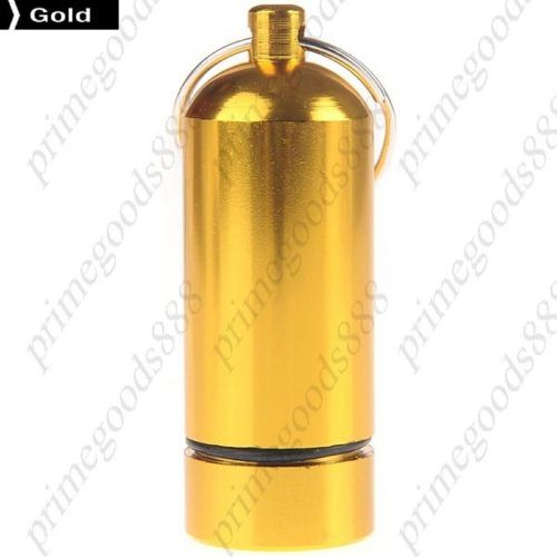 Waterproof Bottom Concave Medicine Bottle Pill Holder Medicine in Gold