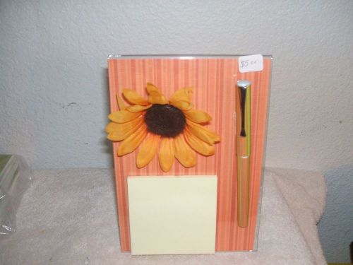 Post-It Notes Holder Handmade Orange