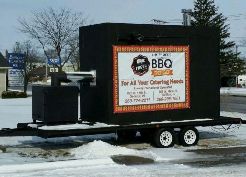 Bbq smoker trailer no reserve