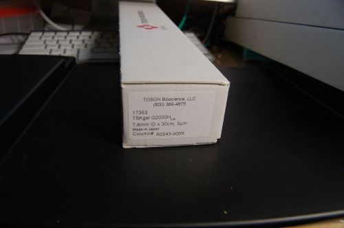 New HPLC column Tosoh TSKgel G2000H HR  7.8 mm x 30 cm 5 um TSK gel 17353