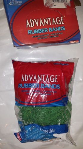 Alliance Advantage Green Rubber Band Size #33 (3 1/2 x 1/8 Inches)  1 Pound Box