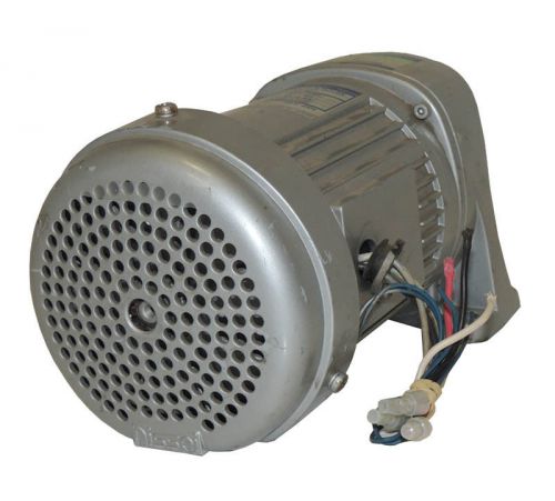 Gtr nissei 0.1kw induction gear-motor reducer 1:25 &amp; break 3-ph g3lb-18-25-t010 for sale