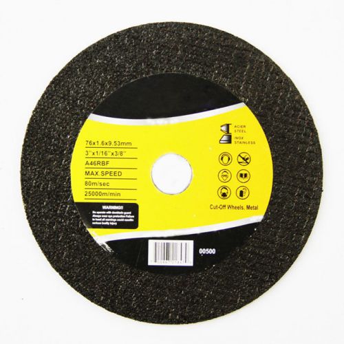 100 Pc 3&#034;x1/16&#034;x3/8&#034; Cutoff Wheel Cut Abrasive Cutting Metal Sanding Grinding