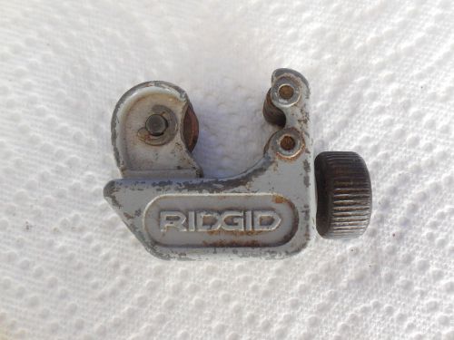 Ridgid tubing tube copper cutter cutting 104 pipe conduit ridge 3/16 - 15/16&#034; od for sale