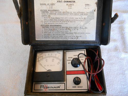 Vintage Robinair Volt-Ohmmeter