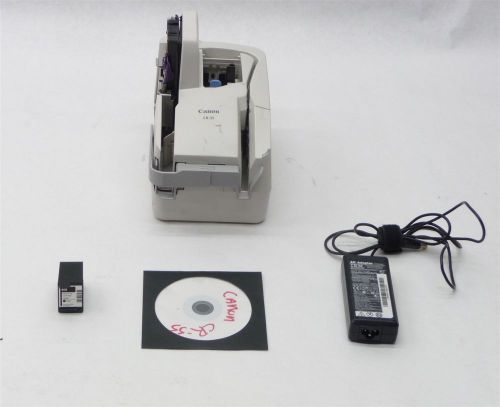 CANON CR-25 IMAGE FORMULA CHECK READER SCANNER DESKTOP M11061 USB W/POWER SUPPLY