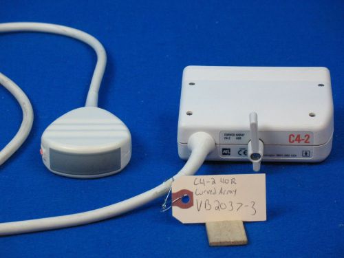 Philips ATL C4-2 40R Ultrasound Transducer Probe Curved Array HDI 5000 OB GYN