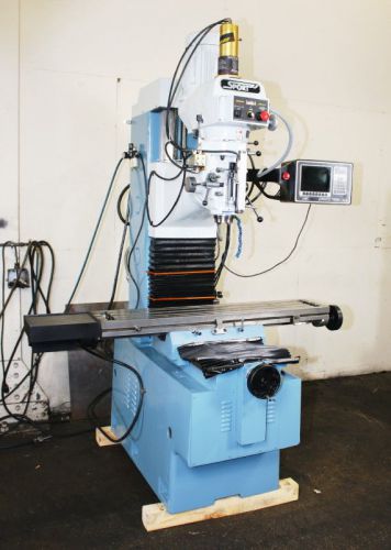 2000 PROTOTRAK SPORT B-3 CNC 3 AXIS BED MILL w/TEACH FUNCTION, HAND WHEELS, ETC.