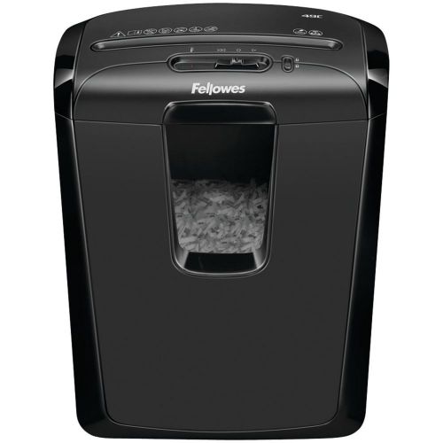 Fellowes 4605801 49C Cross-Cut Shredder - Cross Cut - 8 Per Pass - 4 gal Waste