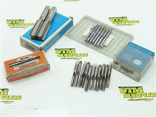 New!! lot of 22 hss hand taps 1/4&#034; -28 nf to 3/4&#034; -16 nf besly r&amp;n newengland for sale