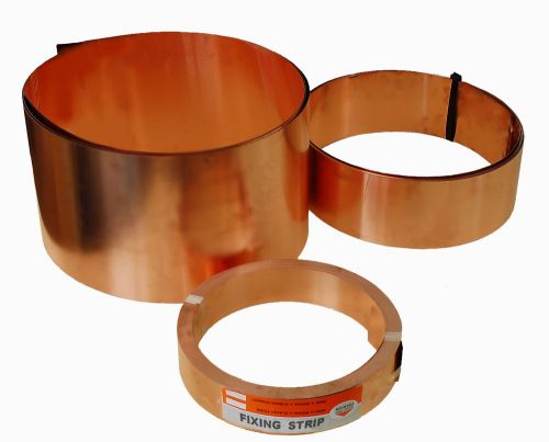 Copper strip 3metres x 200mm: roofing,flashing,valley,moss,oak frame 99.85% for sale