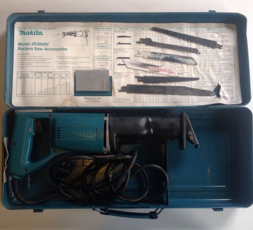 Makita JR 3000V Reciprocating Saw  Sawzall  metal Case