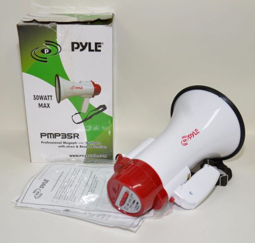 Pyle-Pro Professional Megaphone/Bullhorn with Siren and Voice Recorder PMP35R