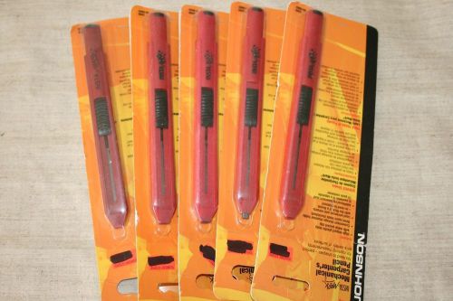 JOHNSON - INSTA MARK - 5 MECHANICAL CARPENTER&#039;S PENCIL + PENCIL REPLACEMENT