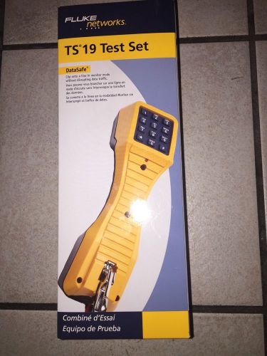 FLUKE NETWORKS TS 19 TELEPHONE TEST SET HANDHELD TESTER TOOL 19800HD9 BUTT SET