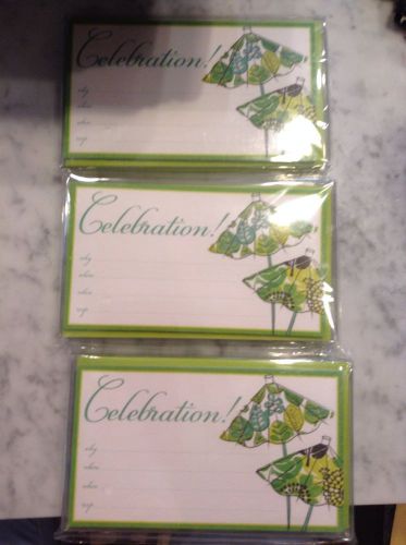 Vera Bradley Fill-In Invitation Lime&#039;s Up