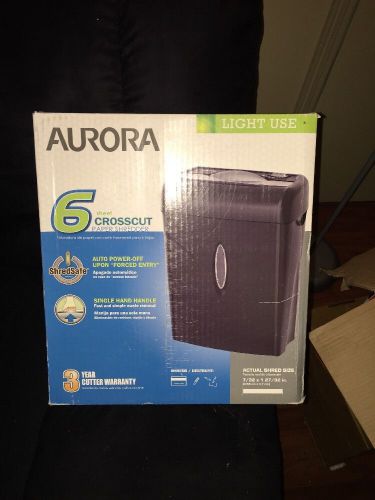 Aurora 8-Sheet Liftoff Paper Shredder