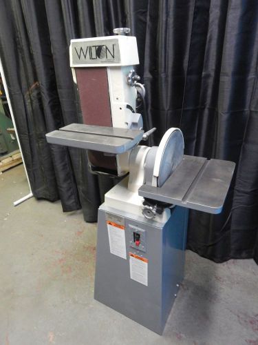 Sander/Grinder 6&#034;x 48&#034; Wilton 4200 Vert/Horiz,Combo Disc/Belt Sander Runs Nice !