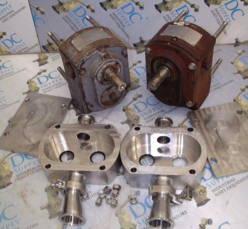 APV CREPACO R3R &amp; R3BS POSITIVE DISPLACEMENT PUMPS, LOT OF 2