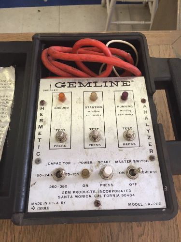 Gemline TA-200 Hermetic Analyzer TA-200 machine