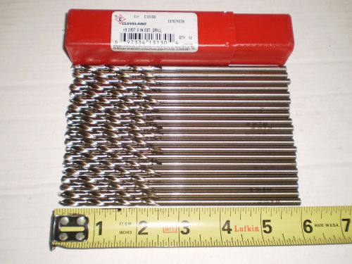 20 new CLEVELAND USA #8 aircraft extension drills HS split point .1990&#034;  6&#034; long