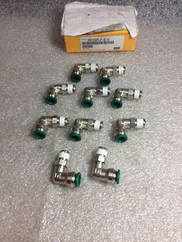 (D1) 10 PARKER XW169PLP-6-4 PRESTOLOCK CONNECTORS