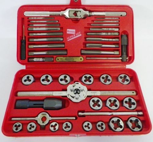 Hanson 26317 41-Piece Metric Tap &amp; Die Set - 3mm-12mm