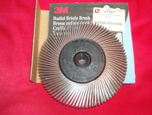 3M 6&#034; RADIAL BRISTLE BRUSH 36 GR MACHINIST TOOL MILL LATHE CUSTOM CHOPPER RATROD