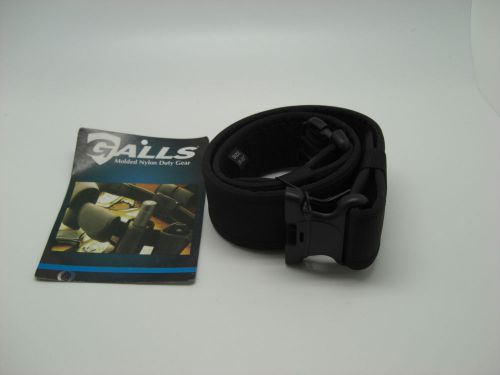 2 1/4&#034; GALLS MOLDED NYLON SAM BROWNE DUTY BELT  NP238 BLK - SM 28&#034; ~32&#034;